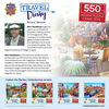 Travel Diary Barcelona- 550 Piece Jigsaw Puzzle - English Edition