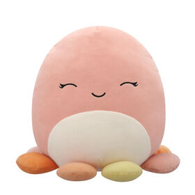 Peluche Squishmallows 12" - Melina la pieuvre rose