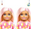 Barbie Cutie Reveal Chelsea Doll and Accessories, Jungle Series, Monkey-Themed Small Doll Set