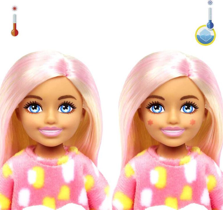 Barbie Cutie Reveal Chelsea Doll and Accessories, Jungle Series, Monkey-Themed Small Doll Set