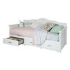 Tiara Daybed with Storage- Pure White