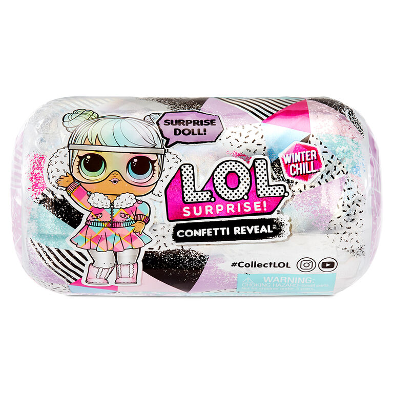 LOL Surprise Winter Chill Confetti Surprise Dolls with 15 Surprises