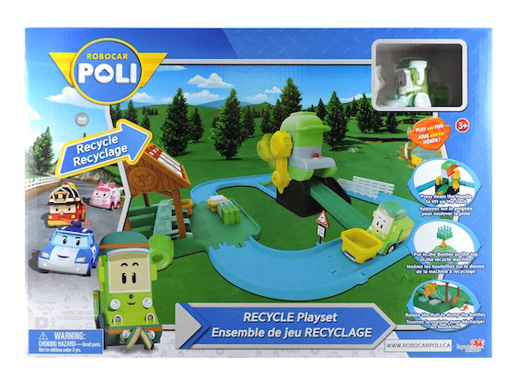 Robocar poli deals recycle playset