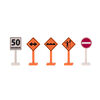Driven, Construction Crew, Toy Construction Set with Miniature Vehicles