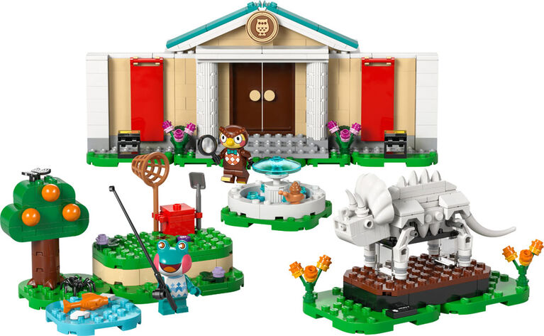 LEGO Animal Crossing Blathers's Museum Collection Building Toy for Kids, Girls & Boys, Ages 7+ - 77056