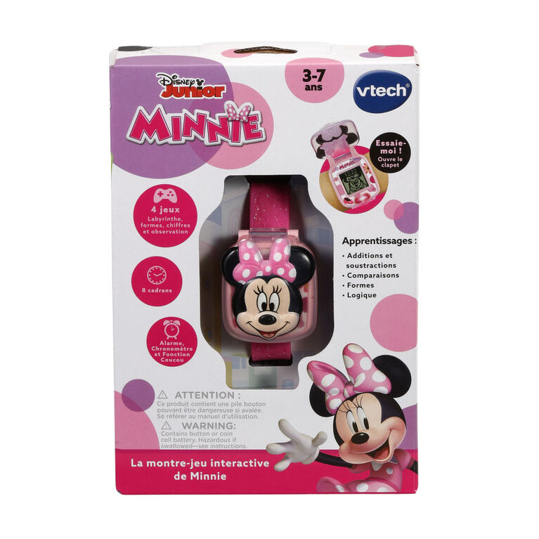 VTech Disney Junior Minnie - Minnie Mouse Learning Watch - French Edition