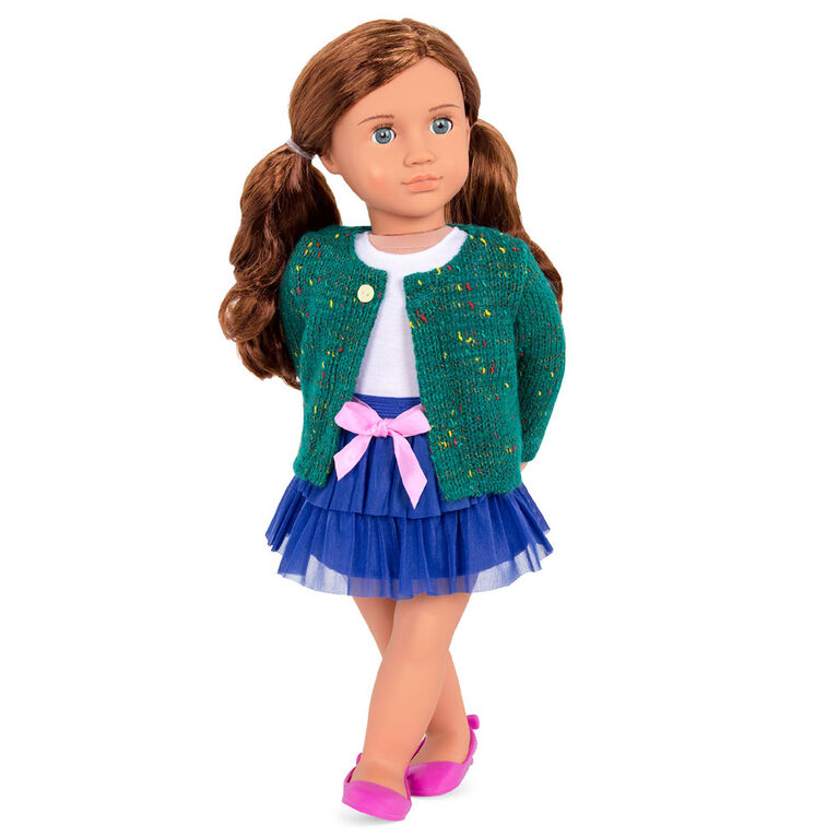 Our Generation, Bright And Brisk, Ruffle Skirt & Sweater Outfit for 18-inch Dolls