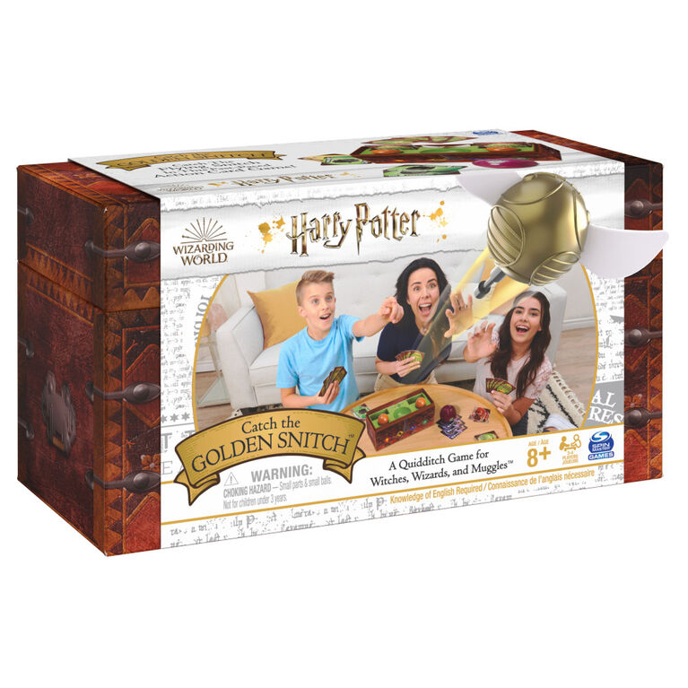 Harry Potter Catch The Golden Snitch, A Quidditch Board Game for Witches, Wizards and Muggles