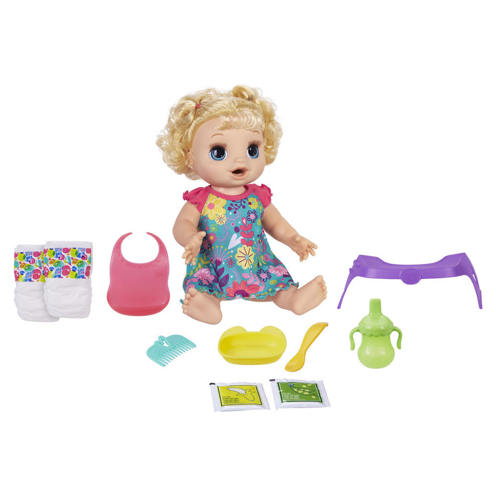 Baby Alive Happy Hungry Baby Blond Curly Hair Toys R Us Canada