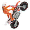 Supercross, Moto authentique de Kevin Windham en métal moulé à l'échelle 1:24 avec figurine motocycliste, pour les enfants et les collectionneurs