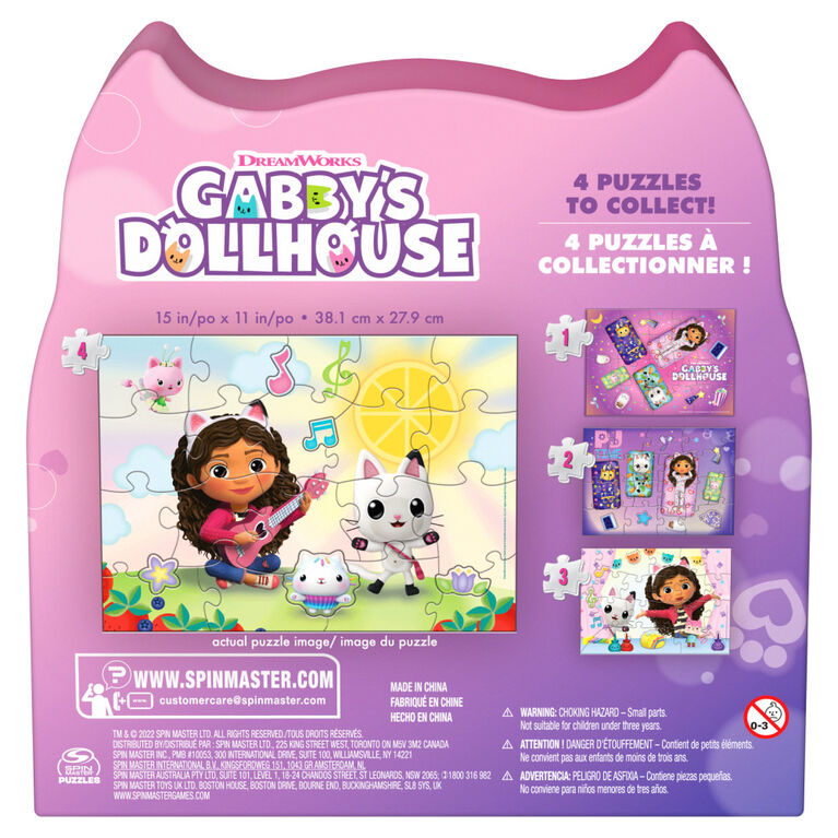 Gabby's Dollhouse, 24-Piece Jigsaw Puzzle Sunny Day DreamWorks Netflix Gabby's Dollhouse Toys 1 of 4 Kids Puzzles