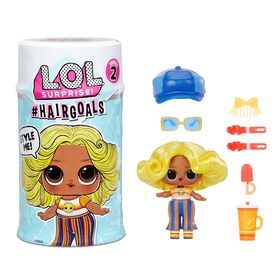 Poupée L.O.L. Surprise! #Hairgoals de série 2 avec de vrais cheveux et 15 surprises