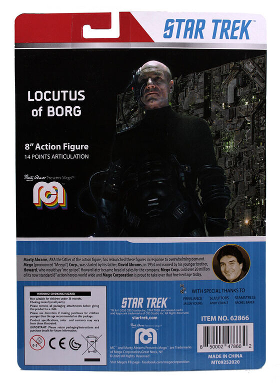 Mego Sci-Fi Assortment - Star Trek: The Next Generation - Locutus