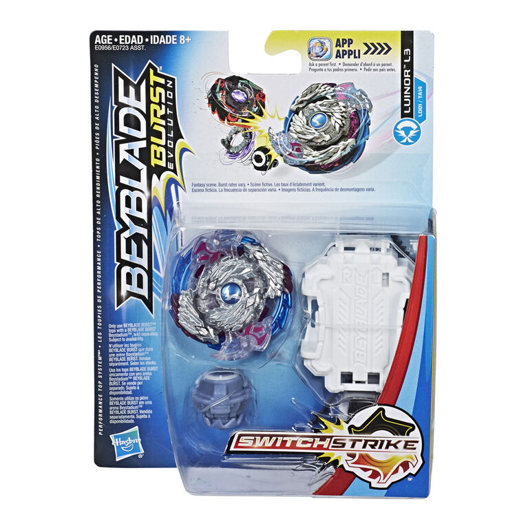 Beyblade Burst Evolution SwitchStrike - Kit de départ Luinor L3.