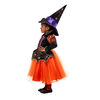 Orange Spider Witch Costume Size Extra Small (2-4)