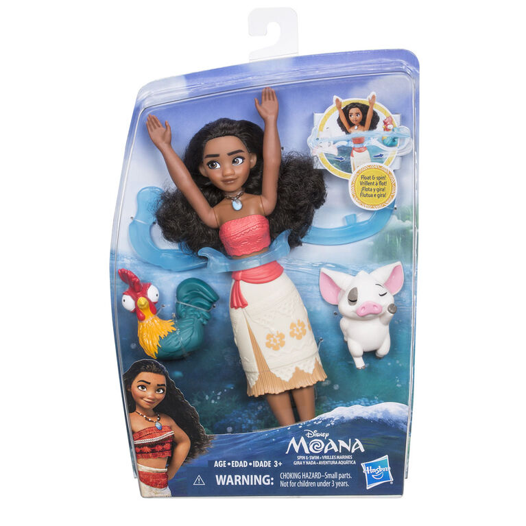 Disney Moana Spin And Swim Doll And Friends Water Play Toys R Us Canada