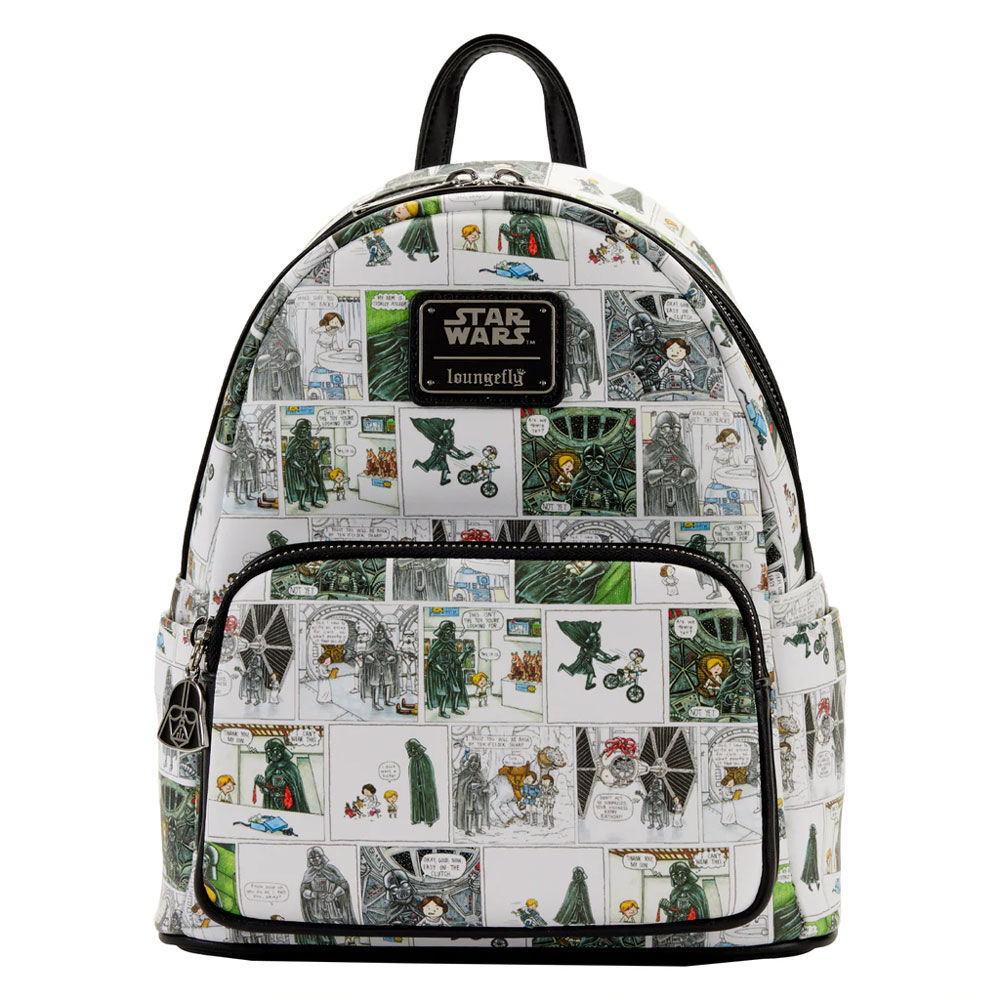 Darth Vader Comic Strip Mini Backpack - English Edition