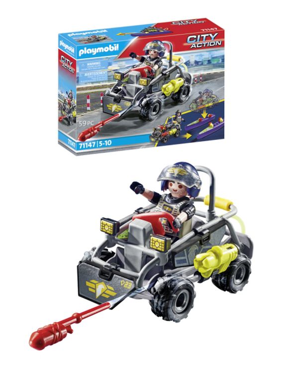 Playmobil - Tactical Police All Terrain Quad