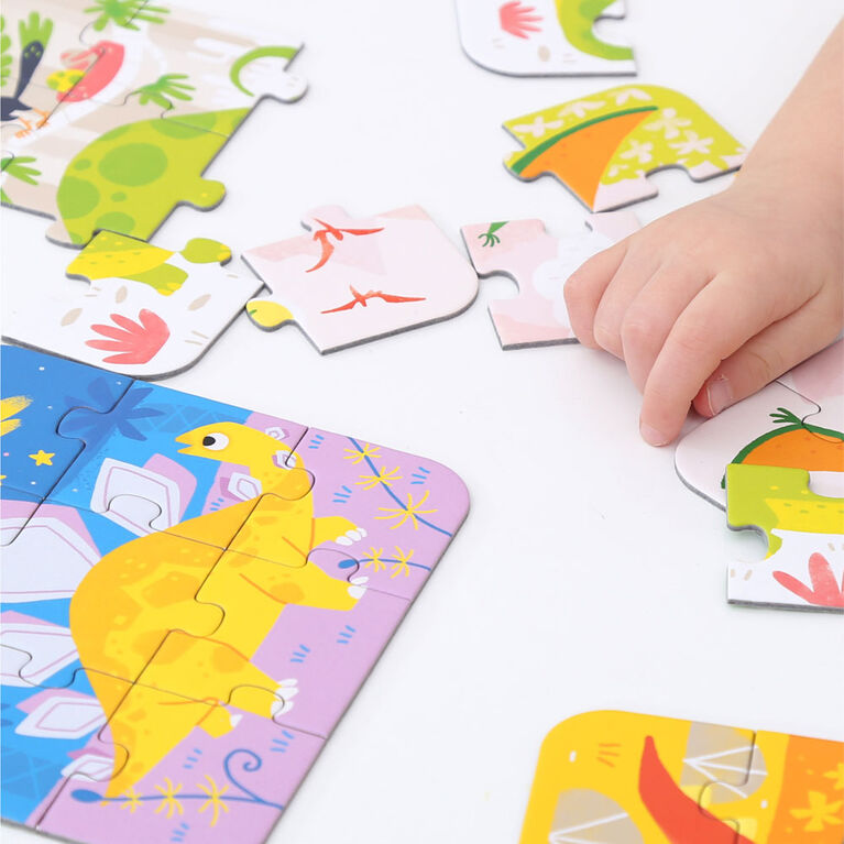 On-The-Go- 45 Puzzle- Dinosaurs