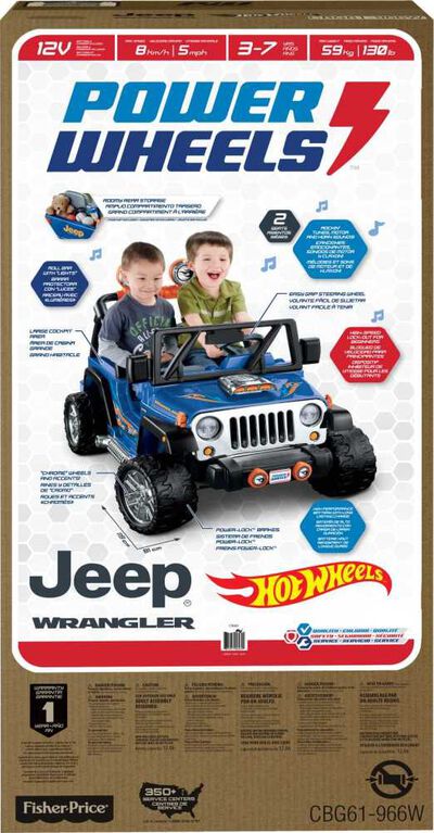 Fisher-Price Power Wheels Hot Wheels Jeep Wrangler