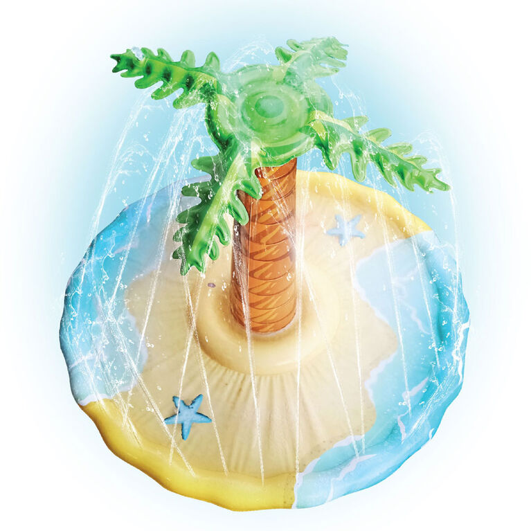 Splash Buddies - Arroseur gonflable avec pateaugoire Palm Tree pour enfants