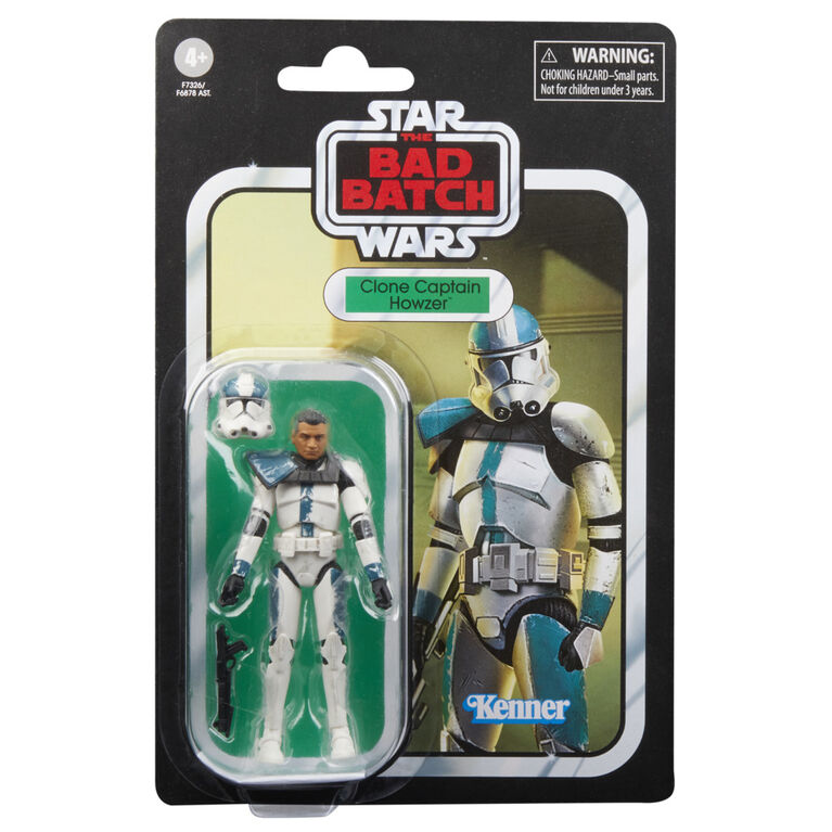 Star Wars The Vintage Collection Clone Captain Howzer, Star Wars: The Bad Batch Collectible 3.75" Figure