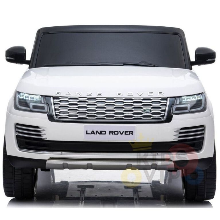 KidsVip 2x12V Kids & Toddlers Range Rover 4WD ride on car w/Remote Control - White on White