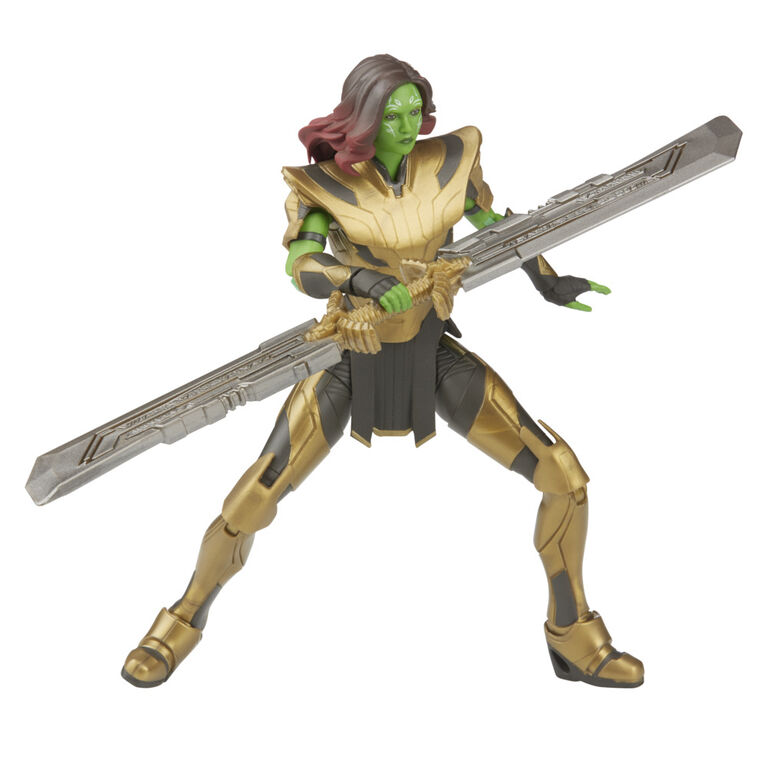 Hasbro Marvel Legends Series Warrior Gamora, What If...? Marvel Legends Action Figures, 6 Inch