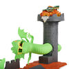 Monster Jam, Dueling Dragon Playset avec monster truck Dragon exclusif à l'échelle 1:64