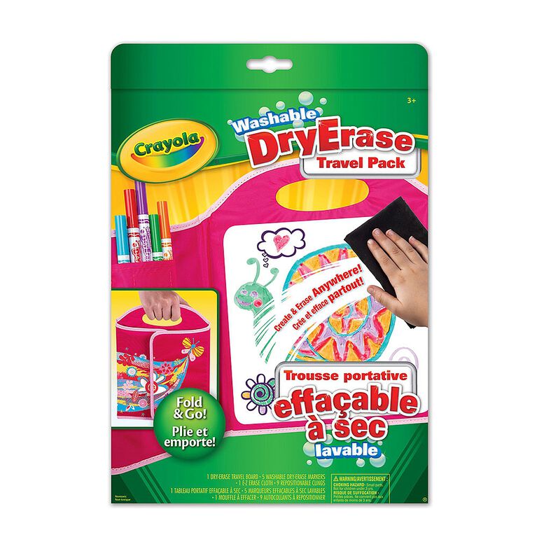 Crayola - Washable Dry Erase Travel Pack