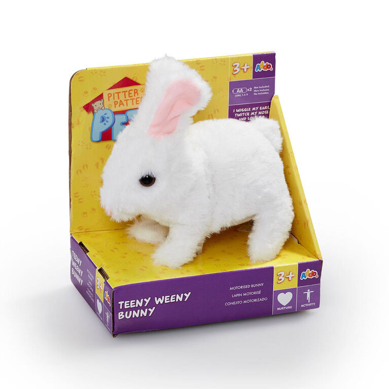 Pitter Patter Pets Teeny Weeny Bunny White R Exclusive English