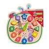 Horloge En Bois CoComelon Compte Avec Moi, Bois Recyclé, Jouet Educatif Et D'Apprentissage