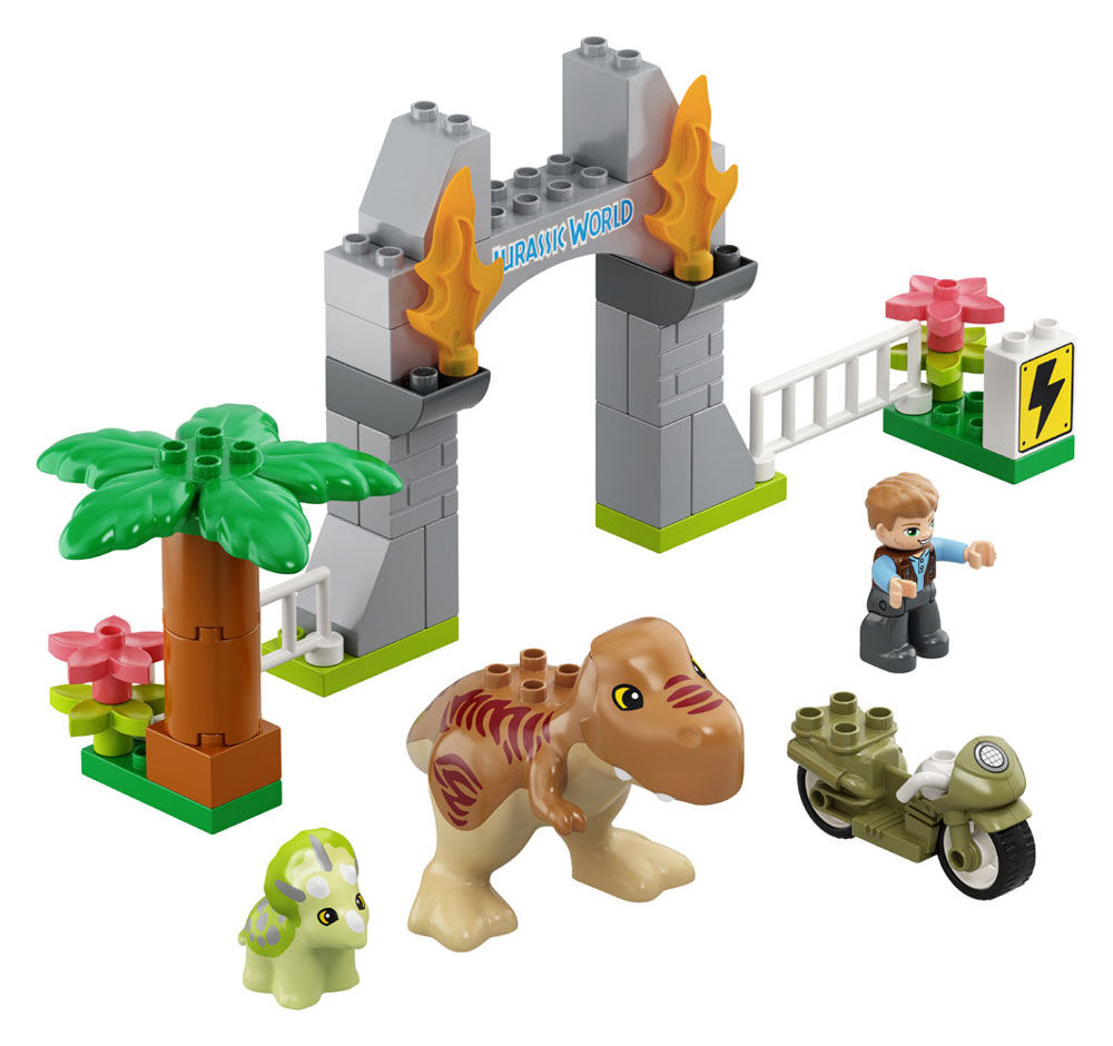 Jurassic World Dinosaur TRICERATOPS Action Figure Building Blocks Fits Logo 