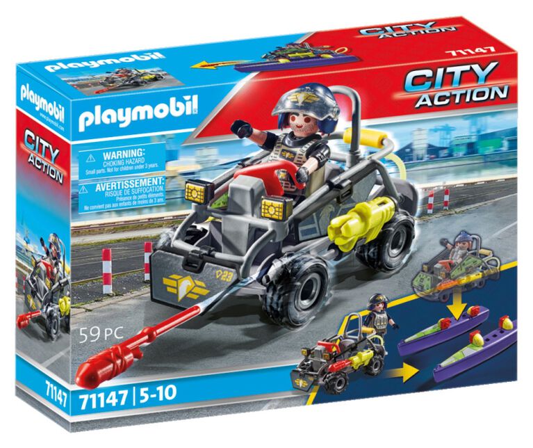 Playmobil - Tactical Police All Terrain Quad