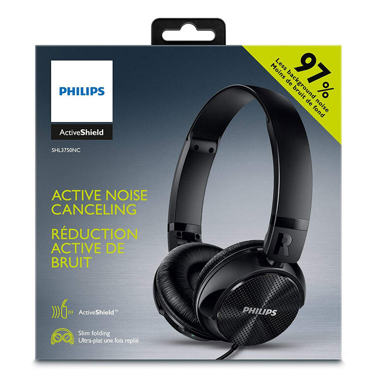 Ecouteurs Philips avec suppression du bruit au-dessus de l'oreille