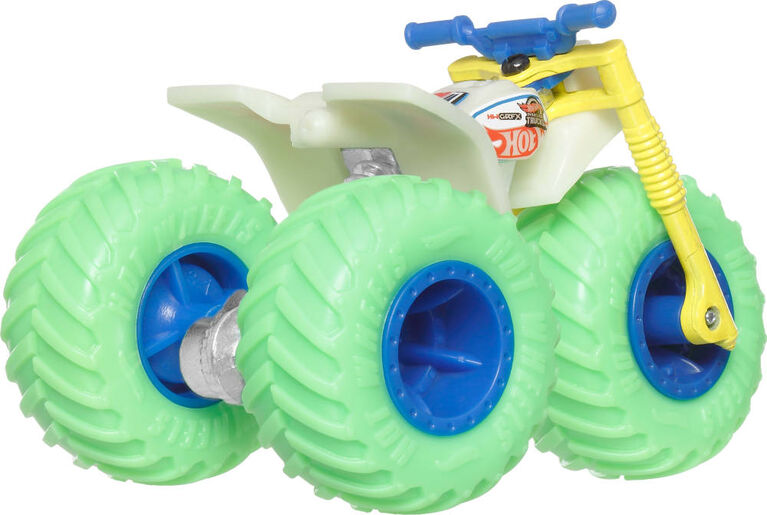 Véhicule Hot Wheels Monster Trucks Glows in the Dark Tri-To-Crush-Me Véhicule Hot Wheels Monster Trucks Glows in the Dark Tri-To-Crush-Me