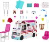 Barbie Toys, Transforming Ambulance and Clinic Playset, 20+ Accessories, Care Clinic