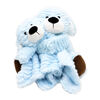 Amor Bebe Peluche striée avec Nunu : Chien bleu