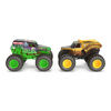 Monster Jam, Official Grave Digger vs. Earth Shaker Color-Changing Die-Cast Monster Trucks, 1:64 Scale