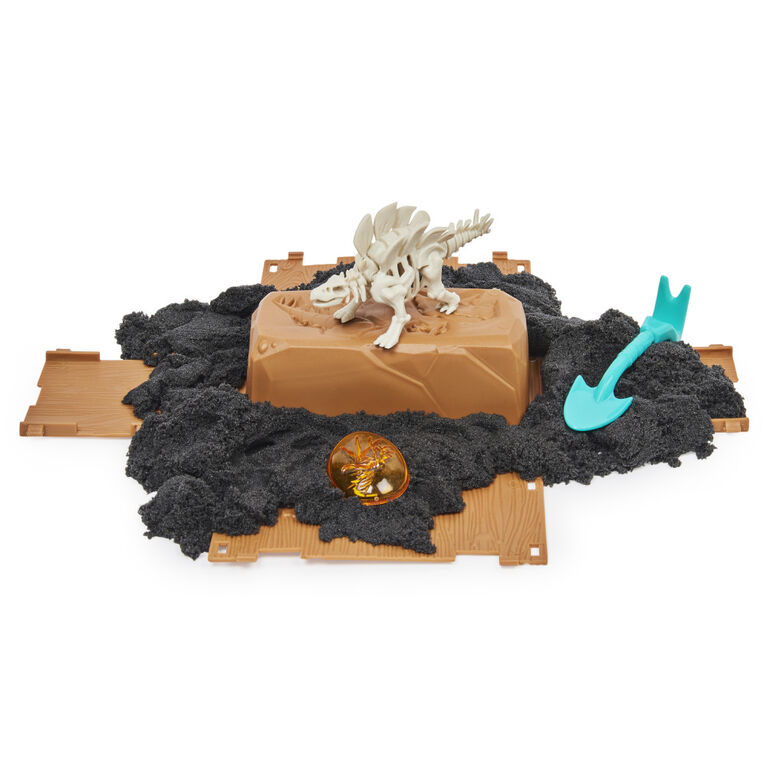 Kinetic Sand, Dino XCavate, Made with Natural Sand, Play Sand Sensory Toys