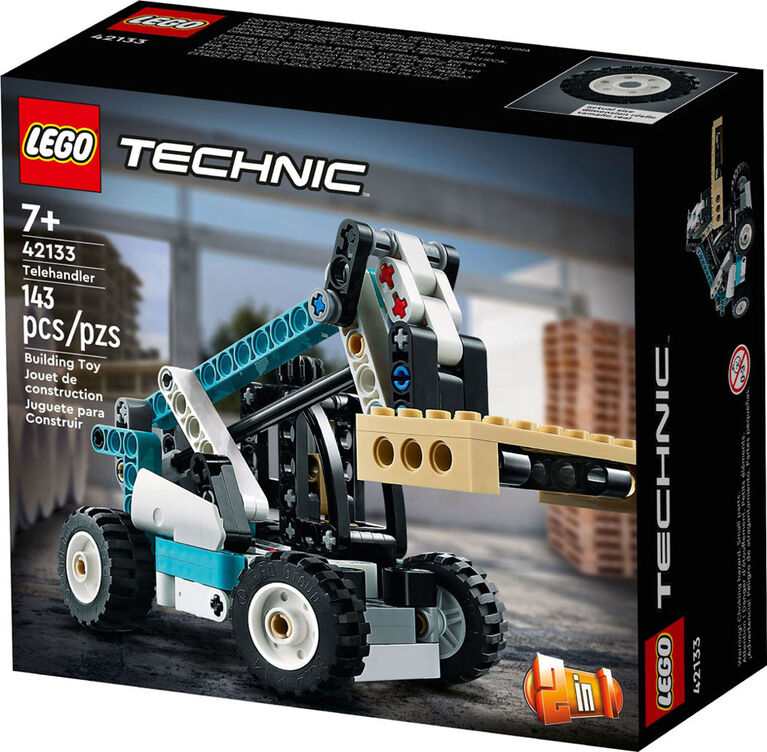 LEGO Technic Telehandler 42133 Model Building Kit (143 Pieces)