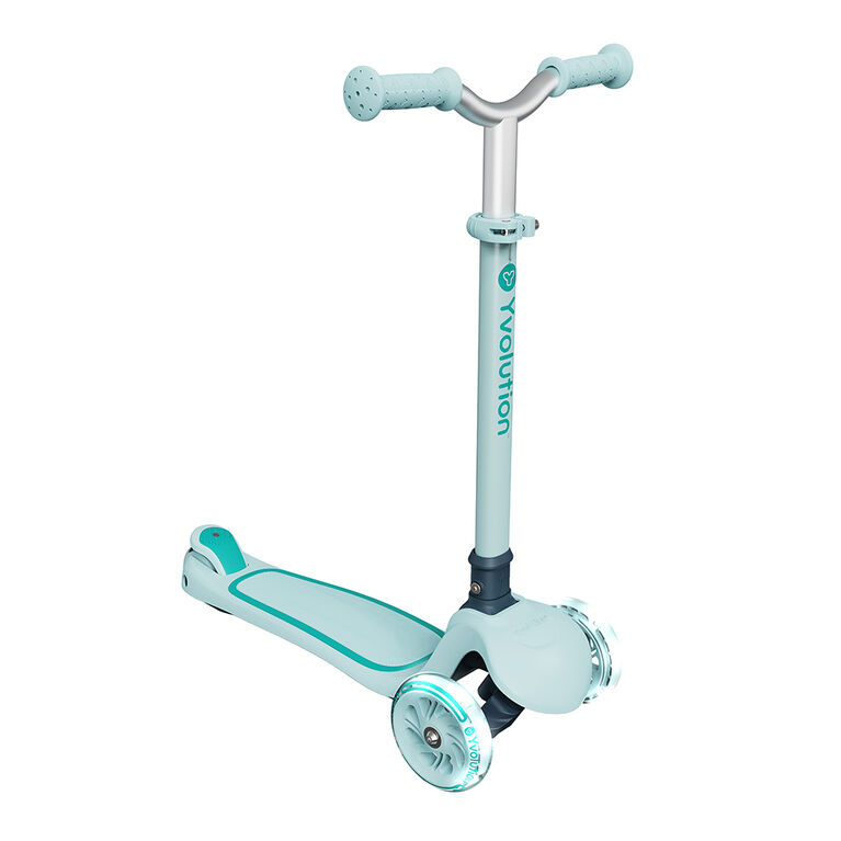 Yvolution Glider 2in1 3-wheel Scooter & Ride-On - Teal