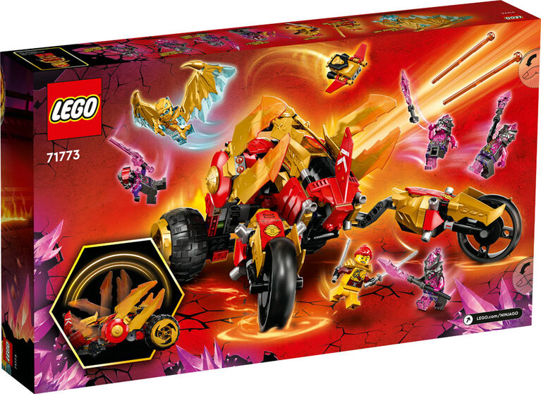 LEGO NINJAGO Kai's Golden Dragon Raider 71773 Building Kit (624 Pieces)