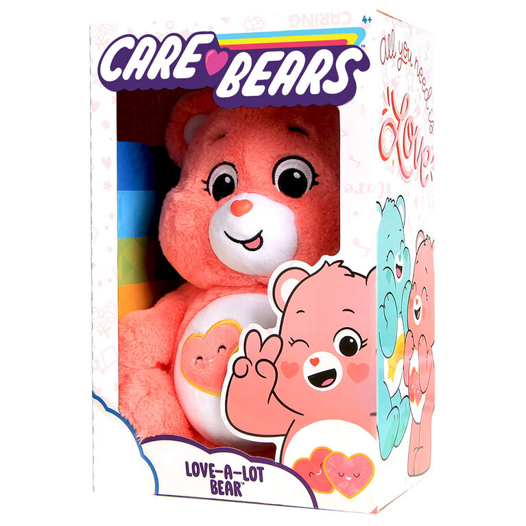 Care Bears Basic 14" Plush - Love-A-Lot