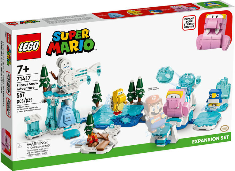 LEGO Super Mario Ensemble d'extension L'aventure dans la neige de Morsinet 71417 (567 pièces)