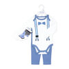 Baby Mode 3 Piece Dress-Up Set: Blue 12M
