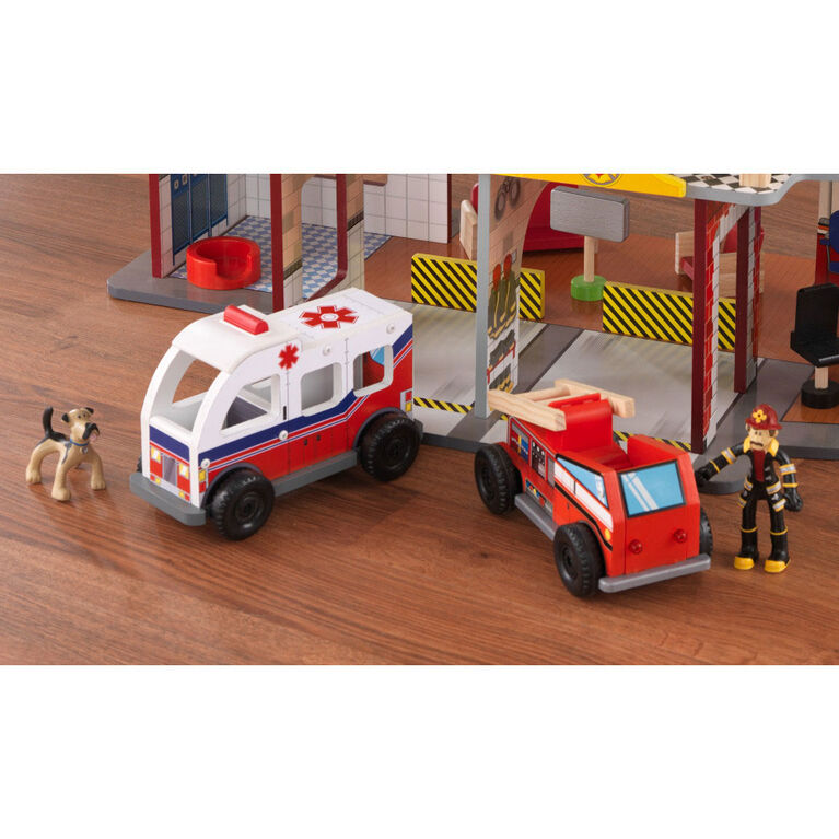 KidKraft - Deluxe Fire Rescue Set