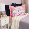 Emoji Unicorn Jumbo Funky Fur Pillow