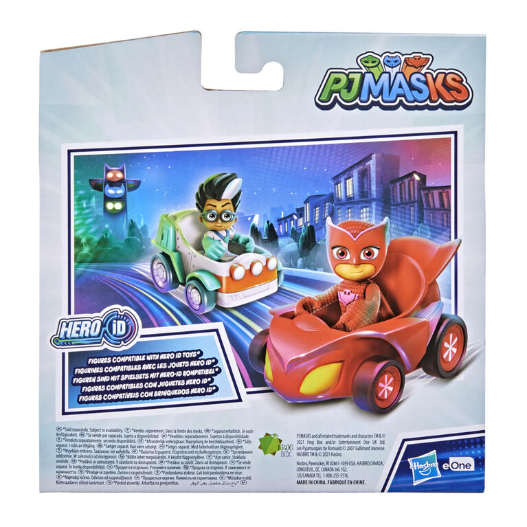 PJ Masks Owlette vs Romeo Battle Racers Preschool Toy, Vehicle and Action Figure