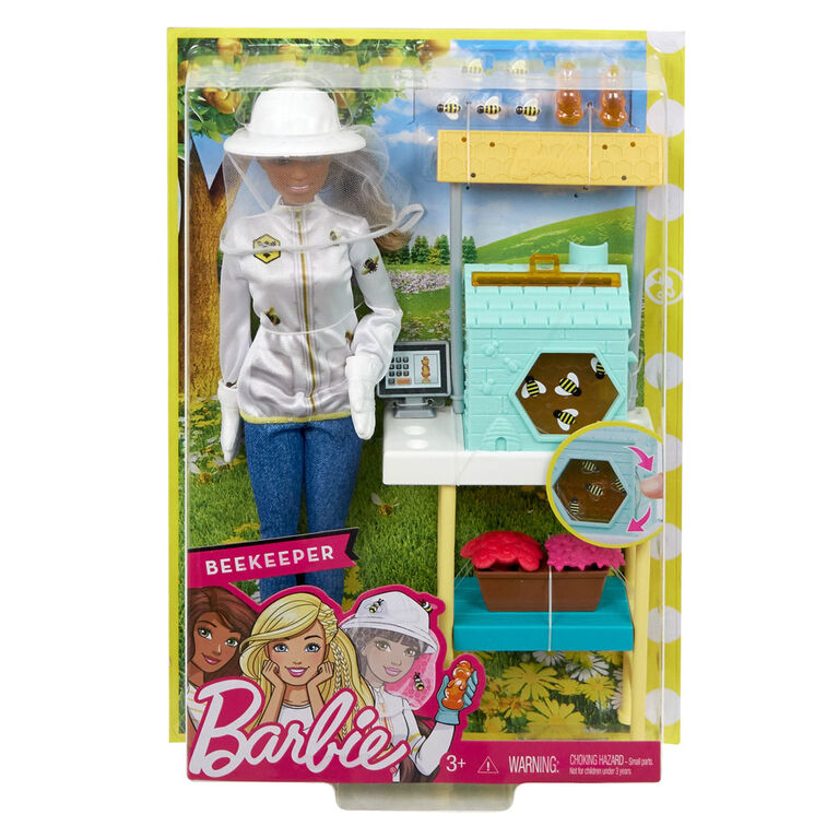 Barbie - Coffret de jeu Barbie Apicultrice - Cheveux bruns.